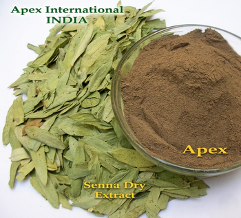 Senna Extract 20% BP, Senna Extract BP,Dry Senna , Senna Leaf,Cassia Angustifolia Extract BP, Cassia Angustifolia Extract ,Extract, Senna Extract Bulk Supplier From India - APEX INTERNATIONAL - India
