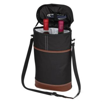 Portable Insulated Travel Picnic Camping Beach Thermal Wine Bottle Carry Cooler Bag - Xiamen Chuanghuasheng Imp.& Exp.Co., Ltd. - China