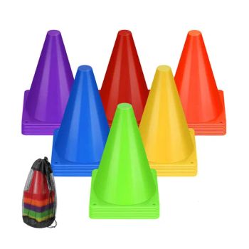 Training Marker Football Soccer Sports Training Cones Flexible Hurdles Agility Cones Kit with Carry Bag - HEFEI MERRYBODY SPORTS CO., LTD. - China