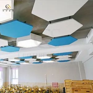 Decorative Material Fiberglass Ceiling Glass Wool Sound Stop Ceiling - CENTURY SAILING(LINYI) NEW BUILDING MATERIALS CO., LTD. - China