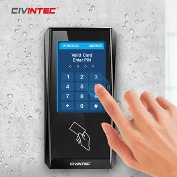 Wiegand Osdp MIFARE Screen Access Control Reader Keypad Origin China Power 12-30 VDC Tamper Alarm Yes Model NO. CT5-M-W Mobile ID NFC, - CiVinTec Global Co., Limited - China