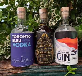 Canadian Whisky ,GIN and Vodka and Fruit wines and Schnapps Place of Origin - Bayfield Berryfarm Inc - Canada