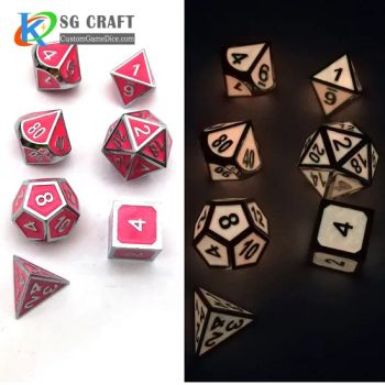 Hot Sale Factory Price for Rpg Glow Metal Dice Set Custom Dice Dice Game Custom Adult Dice Games Dice Set - KN Gift Limited - China