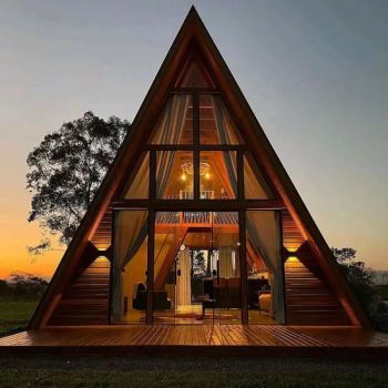 a Frame Luxury Tiny Resort Villa Prefabricated Wooden Houses Light Steel Villa - Xiamen Sunfine Architect & Construction Co., Ltd. - China