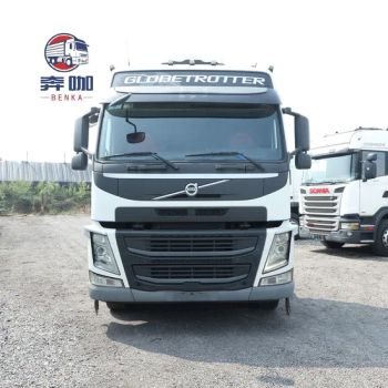 Volvo FM 400HP Crane Truck Used 10 Wheeler Tractor Head Volv Fh Body Parts 6X4 Tractor Head Used Concrete Mixer Pick up Truck - Jinan Benka International Trade Co., Ltd - China