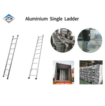 Industrial Ladders Aluminum Step Ladders Single Straight Ladders - Nanjing Uni-Tech Metalwork Co.,Ltd - China