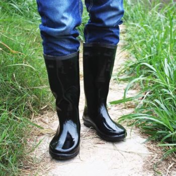 Best Selling PVC Rainboots General Workwear Safety Boots Insoles PVC Origin China Gender Unisex Trademark J&J Material - Guangzhou 247 International Co., Ltd. - China