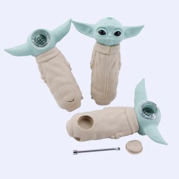Silicone Baby Yoda Tobacco Smoke Accessories DAB Rig Smoke Pipe - Shenzhen Siliclab Technology Co., Ltd. - China