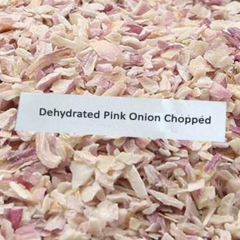 Dehydrated Pink Onion Chopped - VH Global Export - India