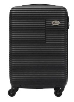 Strong Hardshell Suitcase 20-28" Black ABS Waterproof 4 Spinner Wheels Combo Lock Unisex 15D MOQ100 - WENZHOU QIXIN TECHNOLOGY CO., LTD. - China
