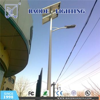 8m Solar LED Street Lights Outdoor Galvanized Factory Height 8-13m Voltage 220V IP Rating IP65 Lamp Holder E40 Trademark - BAODE LIGHTING GROUP CO., LTD. - China
