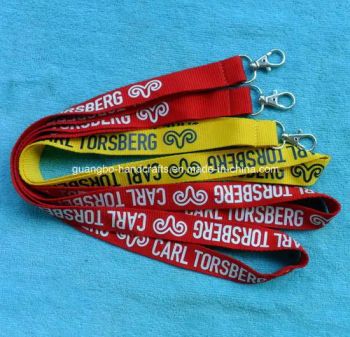 Polyester Lanyards with Custom Logo Width 4mm Origin China Pattern LOGO Trademark OEM Model NO. OEM Style Business Specification - Guangbo Handcrafts Co., Ltd. - China