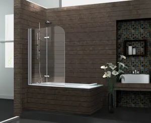 Clear Safety Tempered Glass Chromed Hinge Shower Bath Door Price - Hangzhou Snuofan Industrial Co., Ltd. - China