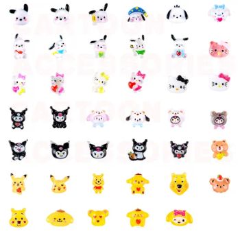 New Mini Cartoon Pacha Dog Charms DIY 5D Resin Nail Art Decoration - Ningbo Sundy Imp & Exp Co., Ltd. - China
