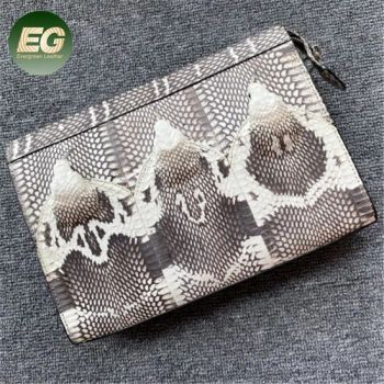 RC52 Real Pattern Calf Luxury Genuine Card Holder for Men Wholesale Custom Wallets Money Clip Long Business Style Handmade Crocodile Leather Wallet - Guangzhou Evergreen Leather Goods Co., Ltd. - China