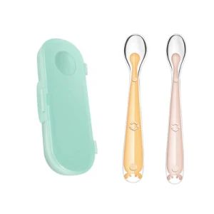 Soft Silicone Baby Spoon for Safe Feeding and Comfort Trademark NO Origin China Logo Customized Model NO. 158*24 Shape Customized - Qingdao ShengHong Rubber and Plastic Co., Ltd - China