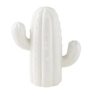 20cm 8inch White Ceramic Cactus Money Box Decorative Ornaments Piggy Bank Accessories Furnishings Gifts - Xiamen Qlfamily Technology Co., Ltd. - China