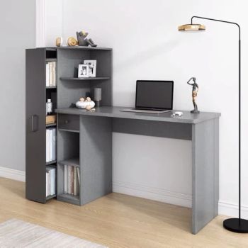 Home Office Wooden Student Study Writing Desk Table Computer Desks with Book Shelf Storage Rack - Foshan Ulink Furniture Limited - China