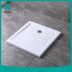 Acrylic Center Drain Three Flanges Shower Tray Base Origin China Trademark XINDA Shape Rectangle HS Code 3922100000 Drain Location - Qingdao Xinda Industrial Co., Ltd. - China