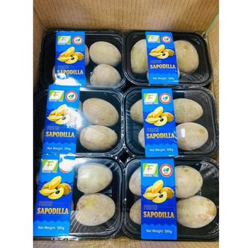Vietnamese Export Frozen Sapodilla Whole Shape 100+ Gram Fruit Sweet Taste Year-Round Season 24 Months Shell Life - CHANH THU EXPORT AND IMPORT FRUIT COMPANY LIMITED - Vietnam