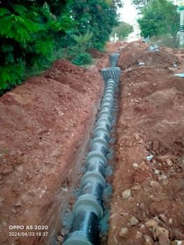 Drainage Construction Service Function Prevent Flooding Type Drainage Pipeline Construction Service Installation Type Partly Exposed, - Sri Renuka Yellamma Devi Civil Contractor - India
