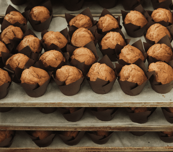 Muffins - Frozen (Defrost and Eat) - Made in Ukraine Texture Soft, Moist Boxes Per Pallet 64 Weight Per Unit 90 G Place of Origin Ukraine - UKRAINE GRAIN PTY LTD - Spain