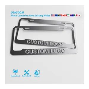 High Quality Metal License Plate Frame Car License Plate Bracket Rust-Resistant Metal License Plate Frame - Ningbo Yinzhou Guda Imp. & Exp. Co., Ltd. - China