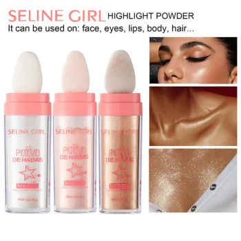 Seline Girl 9g 3 Colors Long Lasting Highlighter Body Glitter - Shantou Manfen Cosmetics Co., Ltd. - China