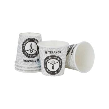 Disposable Paper Cups Custom Logo and Size Natural Base Paper 2.5 Oz Single Wall Disposable Paper Coffee Cup for Parties - Anhui Kerui Import and Export Trading Co., Ltd. - China