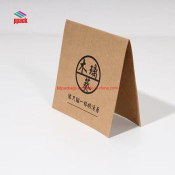 Sample Free Fashionable Design Kraft Paper Hangtag with Apparel Accessories Made in China Manufacture - Baoding Pack Import and Export Co., Ltd. - China