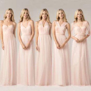 Convertible Bridesmaid Dresses Custom Tulle Empire Bridesmaid Dress Lb923 - Suzhou Leader Apparel Co., Ltd. - China