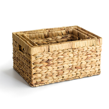 Wholesale handicrafts woven water hyacinth other storage collapsible laundry baskets made in Vietnam - TRUNG HOA BAMBOO RATTAN & ART EXPORT IMPORT COMPANY LIMITED - Vietnam