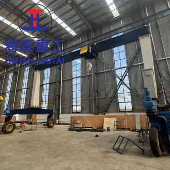 Mobile Rubber Tyred Precast Lifting Gantry Cranes Origin China Condition New HS Code 84264110 Steering 4 Wheels Model NO. YTL140t - Henan Haitai Heavy Industry Co., Ltd - China