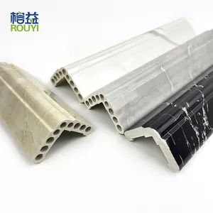 B2b Custom Plastic Extrusion PVC Profile Corner Protector Plastic Tile Edge Trim - Foshan Rongyi Building Materials Technology Co., Ltd. - China