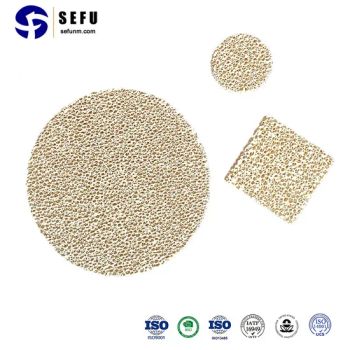 Sefu China Alumina Foam Ceramic Manufacturing D50X22 Zirconia Ceramic Foam Filter 3 Dimensional Structure 10ppi Foundry Filters for Metal Filtration - Cangzhou Sefu Ceramic New Materials Co., Ltd. - China