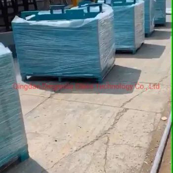 Recycling Broken Glass Garbage Clear Storage Dustbin Trash Can Garbage Waste Dust Bins - QINGDAO DINGANDA MACHINERY CO., LTD - China