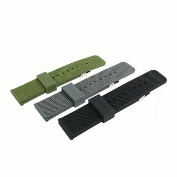 Tengwen Mahua Unisex Watch Strap, Flat Head Fashion Silicone Watch Strap, Waterproof Solid Color 20mm Watch Strap Manufacturer - Shenzhen Guangyufeng Rubber Co., Ltd. - China