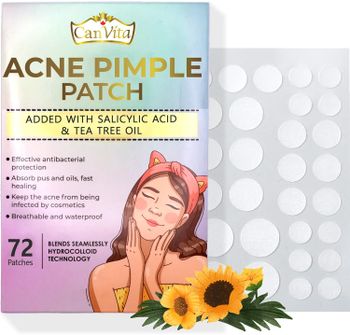 CanVita Pimple Patches - 72 Dots of Effective Solution for acne and pimples , tea tree oil and salicylic acid from Canvita CanVita Pimple Patches - 72 Dots of Effective Solution for acne and pimples , tea tree oil and salicylic acid - Canvita - Canada