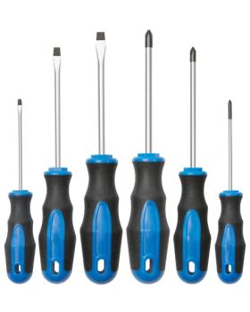 6 PCS Magnetic Tip Screwdriver Set 3 Phillips and 3 Flat Professional Cushion Grip - NINGBO T-WIN IMP.&EXP. CO., LTD - China