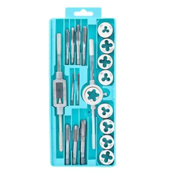 20PCS Threading Tool with Wrench Handle for Threading and Rethreading External Internal Threads for Tap and Die Set Metric M3 M12  - Ningbo Lance Imp&Exp Co., Ltd - China