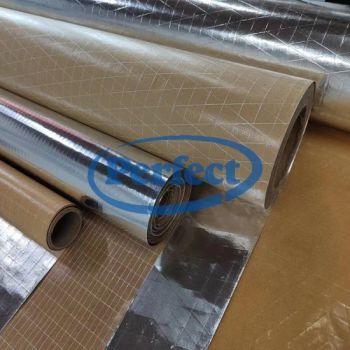 Aluminum Foil Laminators Reflective Fiberglass Radiant Barrier Insulation Heat Sealing Foils - Shandong Perfect Corporation - China