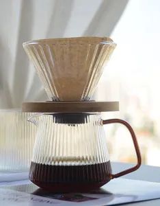 Coffee Share Pot Style High Borosilicate Heat Resistant Glass Simple Coffee & Tea Sets Coffee Server - Hemera (Tianjin) Technology Development Limited - China