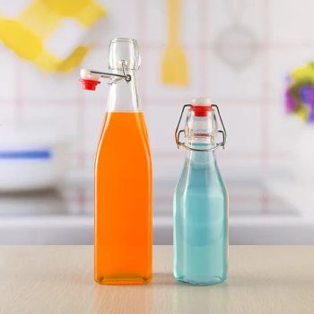 1000ml Glass Beverage Bottle with Swing Top Cap - Ningbo U-Per Consumer Goods Co., Ltd. - China