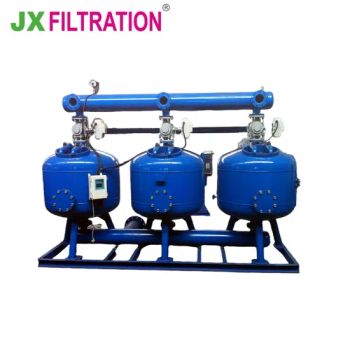 Carbon/Stainless Steel Filter Irrigation Industrial Sand Strainer Automatic Backwash Shallow Sand Filter Tank for Swimming Pool Water Treatment - JX Filtration (China) Co., Ltd. - China