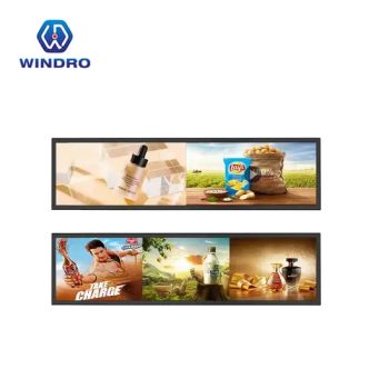 38.5 Inch WiFi TFT Digital Shelf Bar LCD Display Advertising Poster Stands Shelf LCD Screen for Retail Store & Restaurant - Shenzhen Windro Technology Co., Ltd. - China