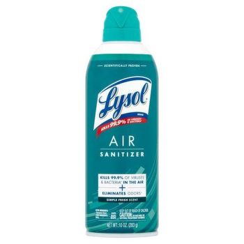 Lysol Air Sanitizer Spray for Air Sanitization and Bacterial Odor Elimination, Air Freshener Alternative, Light Breeze Scent, 10 oz/LYSOL Air Sanitizer 10-fl oz Simple Fresh Air Freshener - Smart Agri GmbH - Germany