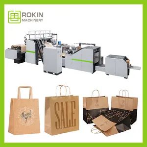 Fully Automatic Fast Speed Tissue Paper Bag Making Machine Speed High Weight 23 Tons Material Paper Trademark ROKIN HS Code 8441200000 - Wenzhou Rokin Machinery Co., Ltd. - China