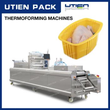 Automatic Poultry Map Thermoforming Packing Machine Food/Meat/Ready Meals Packaging Machinery - Utien Pack Co., Ltd. - China