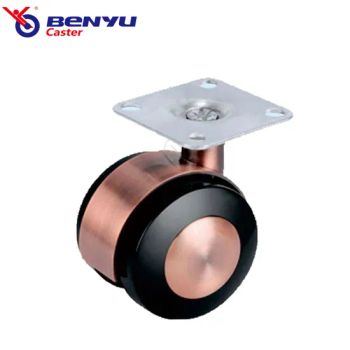 Swivel Plate Caster 2 Inch Office Furniture Casters Color Pink Origin China Trademark Benyu HS Code 8716900000 Brake Without - Benyu Casters & Wheels Co., Ltd. - China