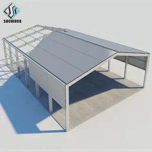 Steel Material Prefab Outdoor Garage Storage Sheds Origin China HS Code 73089 Certificate ISO Model NO. SH-705 Trademark - Qingdao Showhoo Steel Structure Co., Ltd. - China